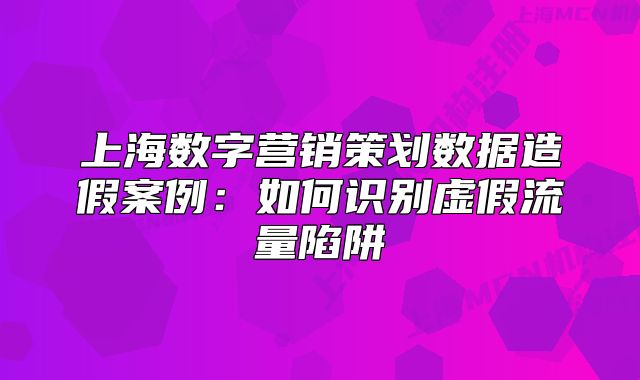 上海數(shù)字營(yíng)銷(xiāo)策劃數(shù)據(jù)造假案例：如何識(shí)別虛假流量陷阱
