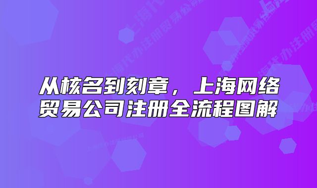 從核名到刻章，上海網(wǎng)絡(luò)貿(mào)易公司注冊全流程圖解