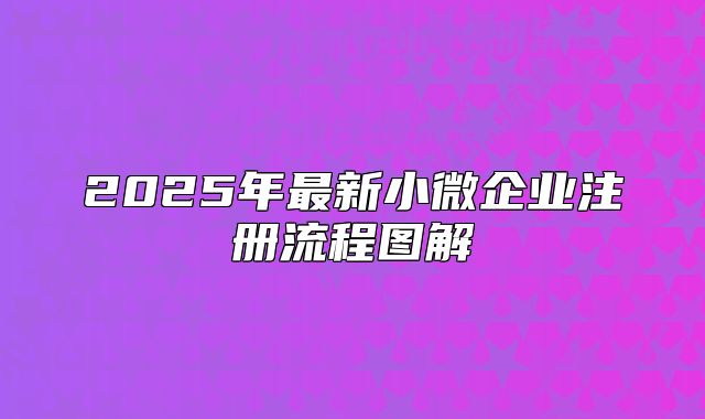 2025年最新小微企業(yè)注冊流程圖解